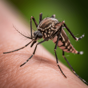 a close up of a mosquito
