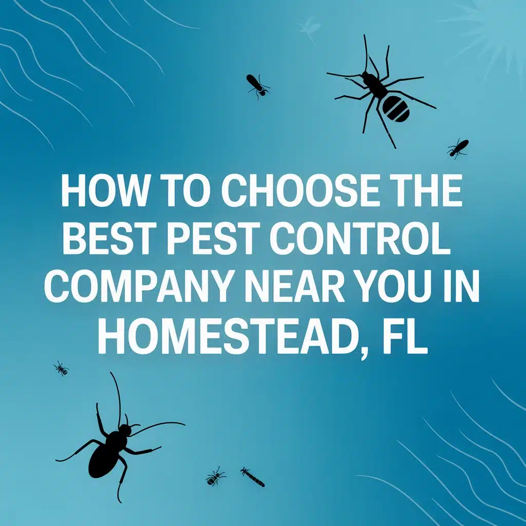How to Choose the Best Pest Control Company